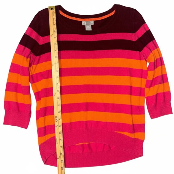 Modern Woman’s JCPenny Cashmere Stripe Sweater - Picture 4 of 8